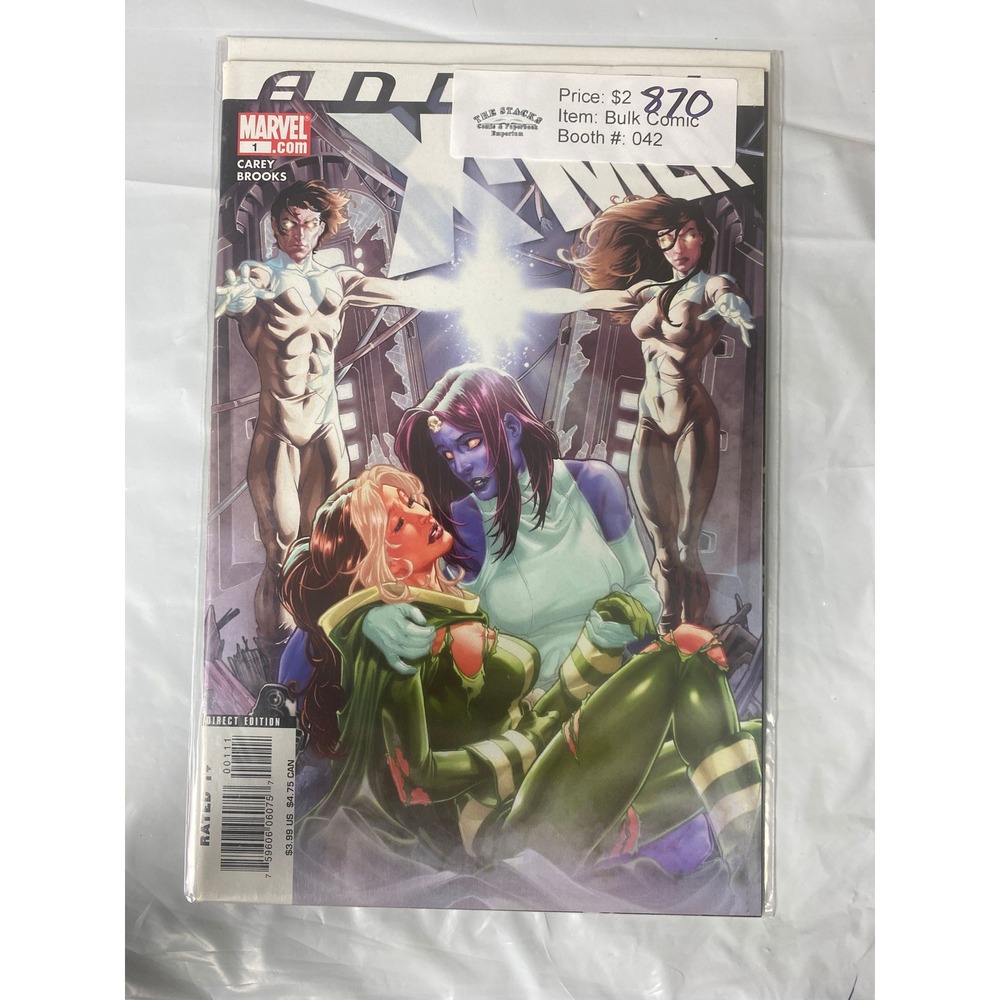 Marvel X-Men #1 Carey Brooks 2010 Rogue Mystique Magneto Modern Age Comic Book